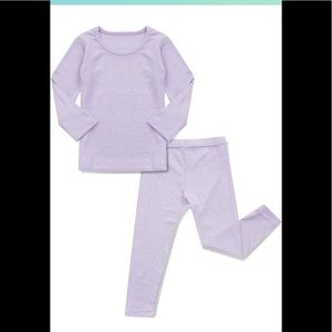 AVAUMA Baby Girls Pajama Set Kids Snug fit Ribbed Sleepwear pjs Daily Life Style